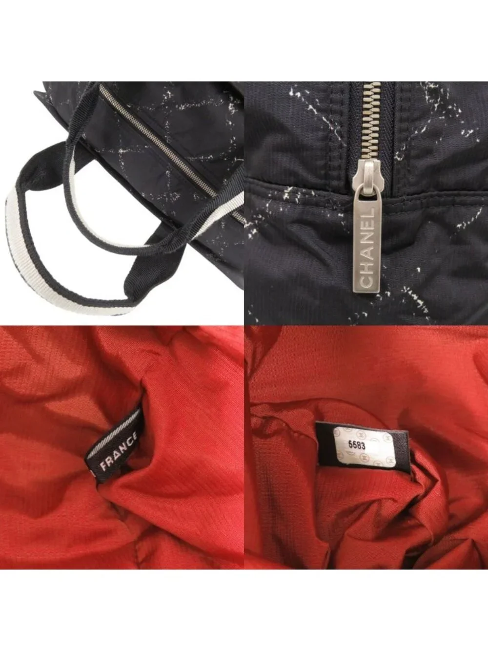 Chanel Travel Line Black Boston Bag